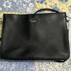NWOT- Kate Spade New York Pebble Leather Crossbody Bag- Black